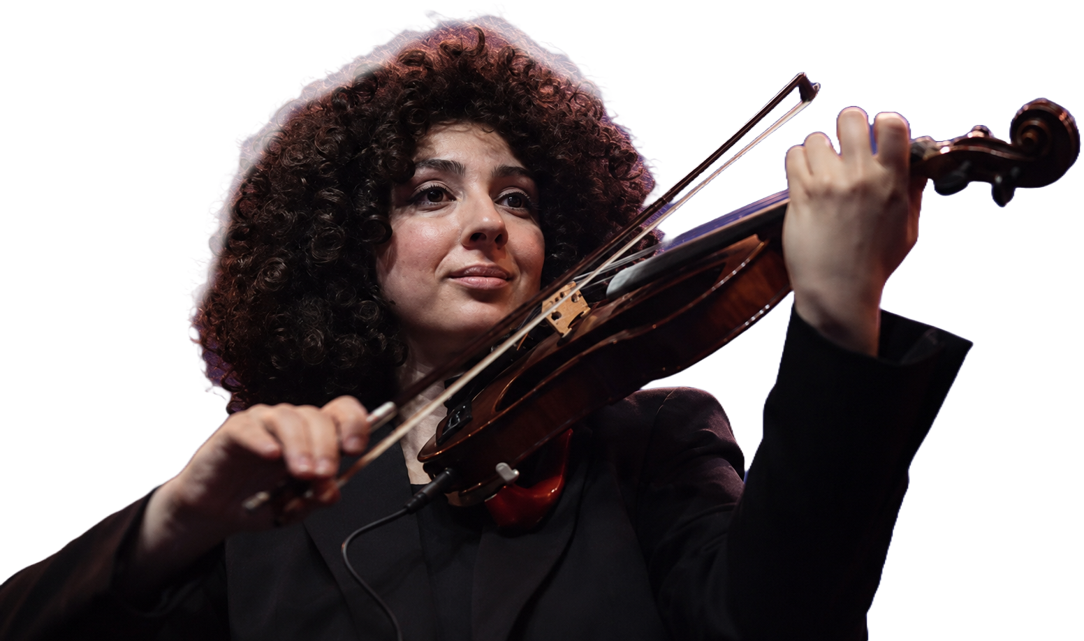 Madina, founding electric violinist of Indrus Entertainment